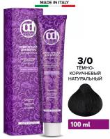 Constant Delight Crema Colorante - Констант Делайт Стойкая крем-краска для волос с витамином C, 100 мл - Constant Delight 3/0 темно-коричневый натуральный