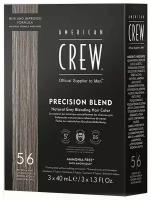 American Crew Precision Blend краска-камуфляж для седых волос, 5/6 пепельный, 120 мл