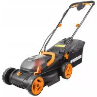 Аккумуляторная газонокосилка Worx WG779E.9, 2 А·ч, 34 см