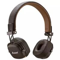 Беспроводные наушники Marshall Major III Bluetooth, mini jack 3.5 mm, brown