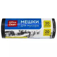 Мешки для мусора OfficeClean 30 л, 20 шт., 1 упак., черный