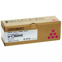 Картридж Ricoh SP C360HE Magenta, 5000 стр, пурпурный