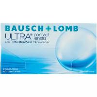 Контактные линзы Bausch & Lomb Ultra, 6 шт., R 8,5, D -0,25, 1 уп