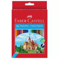 Faber-Castell Карандаши цветные Замок с точилкой 36 цветов (120136), 36 шт