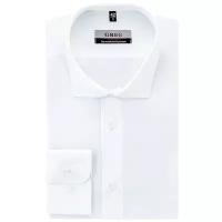 Рубашка мужская длинный рукав GREG 100/199/WHITE/Z, Полуприталенный силуэт / Regular fit, цвет Белый, рост 186-194, размер ворота 42