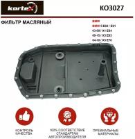 Фильтр масляный Kortex для АКПП Bmw Bmw 5 E60 / E61 03-09 / X1 E84 09-15 / X3 E83 04-10 / X5 E70 07-13 ОЕМ 24117536387;24117571217; HX154; JT359; KO3027