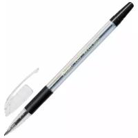 Ручка шариковая Pentel масляная TKO, узел 1 мм, линия 0,35 мм, резиновый упор, черная (BK410-AN)