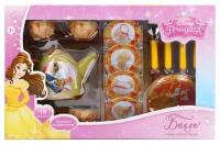 Игровой набор металлической кухонной детской посуды Дисней Принцесса Белль 19 предметов DSN0201-010 Развивающий набор для девочек Игрушечный набор