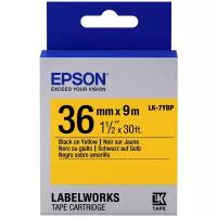 Картридж EPSON с лентой LK-7YBP (лента пастельная 36мм, желт./Черн. для LW-900P) C53S657005