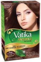 Хна для волос Vatika Henna Hair Colours Natural Brown коричневая, 20 шт. по 10 г