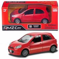 Легковой автомобиль RMZ City Nissan March (554011) 1:32, 17 см, красный