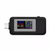 Тестер USB C-Type C Keweisi KWS-1902C 4-30V 0-5,1A QC2.0 QC3.0 цветной дисплей