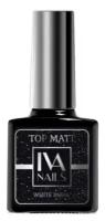 Топ для гель-лака Тоp Matt WHITE SNOW IVA NAILS, 8 мл