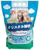 Наполнитель для кошачьего туалета HAKASE AREKKUSU силикагель 3,8 л FRESH ACTIVE