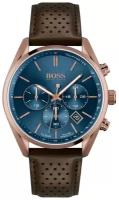 Наручные часы BOSS Champion Часы мужские Hugo boss 1513817, синий, коричневый