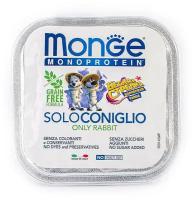 Влажный корм для собак Monge Monoprotein, беззерновой, кролик 1 уп. х 1 шт. х 150 г