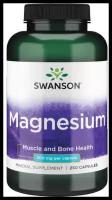 Swanson Magnesium (Магний) 200 мг 250 капсул