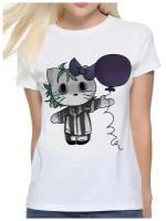 Футболка Dreamshirts Studio Hello Kitty / Битлджус / Тим Бертон / Котик / Женская