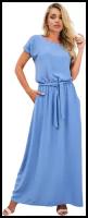 Платье женское летнее VERSAL, размер 46, синий