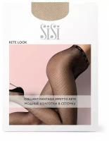 Колготки Sisi Rete Look, 20 den, размер 3-4/4, черный