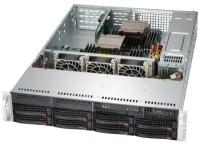 Корпус Supermicro SuperChassis 2U 825TQC-R802LPB/ no HDD(8)LFF/ no fixed LFF(2)/ 7xLP/ 2x800W Platinum(12