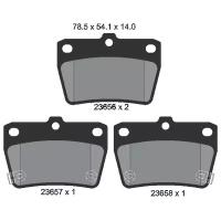 Дисковые тормозные колодки задние Textar 2365601 для Toyota RAV4, Chery Tiggo, Chery Tiggo 3 (4 шт.)