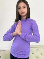Джемпер радуга дети, размер 34/134, фиолетовый