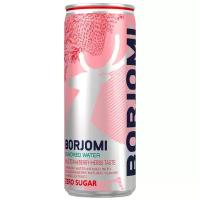 Напиток газированный Borjomi Flavored Water Земляника-Артемизия без сахара, ж/б