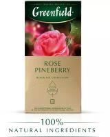 Greenfield Rose Pineberry (1,5гх25п)чай пак.черн.с доб