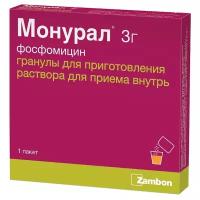 Монурал гран. д/приг. р-ра д/вн. приема, 3 г, 1 шт