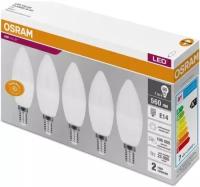 Светодиодная лампа Ledvance-osram LVCLB60 7SW/840 230V E14 OSRAM (упаковка 5 шт)