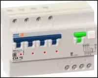 КЭАЗ Выключатель автоматический дифференциального тока 4п C 40А 30мА тип A 6кА OptiDin VD63 УХЛ4 КЭАЗ 103480