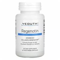 Yeouth, Regenotin, улучшенный источник коллагена, 60 вегетарианских капсул