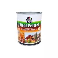 Пропитка декоративная для защиты древесины Dufa Wood Protect дуб 0,75 л