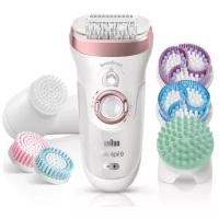 Эпилятор Braun 9-970 Silk-epil 9 SkinSpa SensoSmart, белый/розовое золото