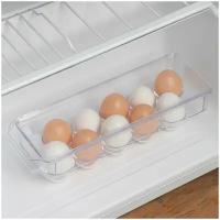 Контейнер для яиц, на 10 шт, 30x10x7,5 см, цвет прозрачный