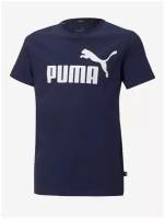 Футболка PUMA/58696006/ESS Logo Tee/синий/164