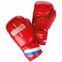 Перчатки боксерские Clinch Olimp Plus красные (вес 10 унций)