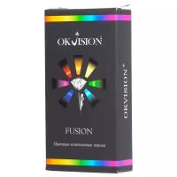 Контактные линзы OKVision Fusion, 2 шт., R 8,6, D -2,5, brown 2