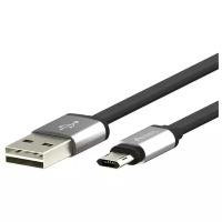 PARTNER 033304 Кабель micro USB 1 м 2.4 A плоский двухсторонний Partner