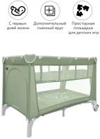 Манеж детский CARRELLO Piccolo+ Cameo Green