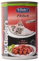 Dr. clauders консервы для кошек с мясом, 0,415 кг х 12 шт