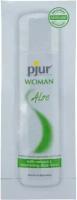 Лубрикант на водной основе pjur WOMAN Aloe - 2 мл. (цвет не указан)