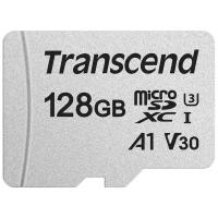 Карта памяти Transcend 128GB Transcend microSDXC Class 10 UHS-I U3, V30, A1, (без адаптера), TLC