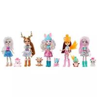 Набор Mattel Enchantimals Снежный день с друзьями, 15 см, GXB20