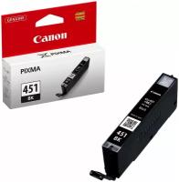 Картридж Canon CLI-451BK, (6523B001), 344 стр, черный, тех. уп
