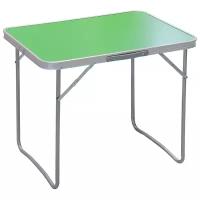 Стол складной металл, прямоугольный, 70х50х60 см, столешница МДФ, зеленый, Green Days