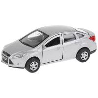 Легковой автомобиль ТЕХНОПАРК Ford Focus (SB-16-45-N-WB) 1:36, 12 см, серебристый