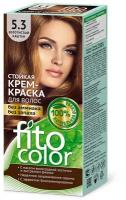 Cтойкая крем-краска для волос Fito Косметик серии «Fitocolor», тон 5.3 золотистый каштан 115мл