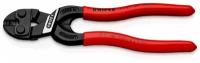 KNIPEX CoBolt® S болторез компактный, с выемкой на кромках для реза толстой проволоки, 160 мм, рез: мягкая проволока d 5.3 мм, проволока средней твёрдости d 4.8 мм, твёрдая проволока d 3.6 мм, рояльная струна (HRC 59) d 3.3 мм, чёрный, 1К ручки